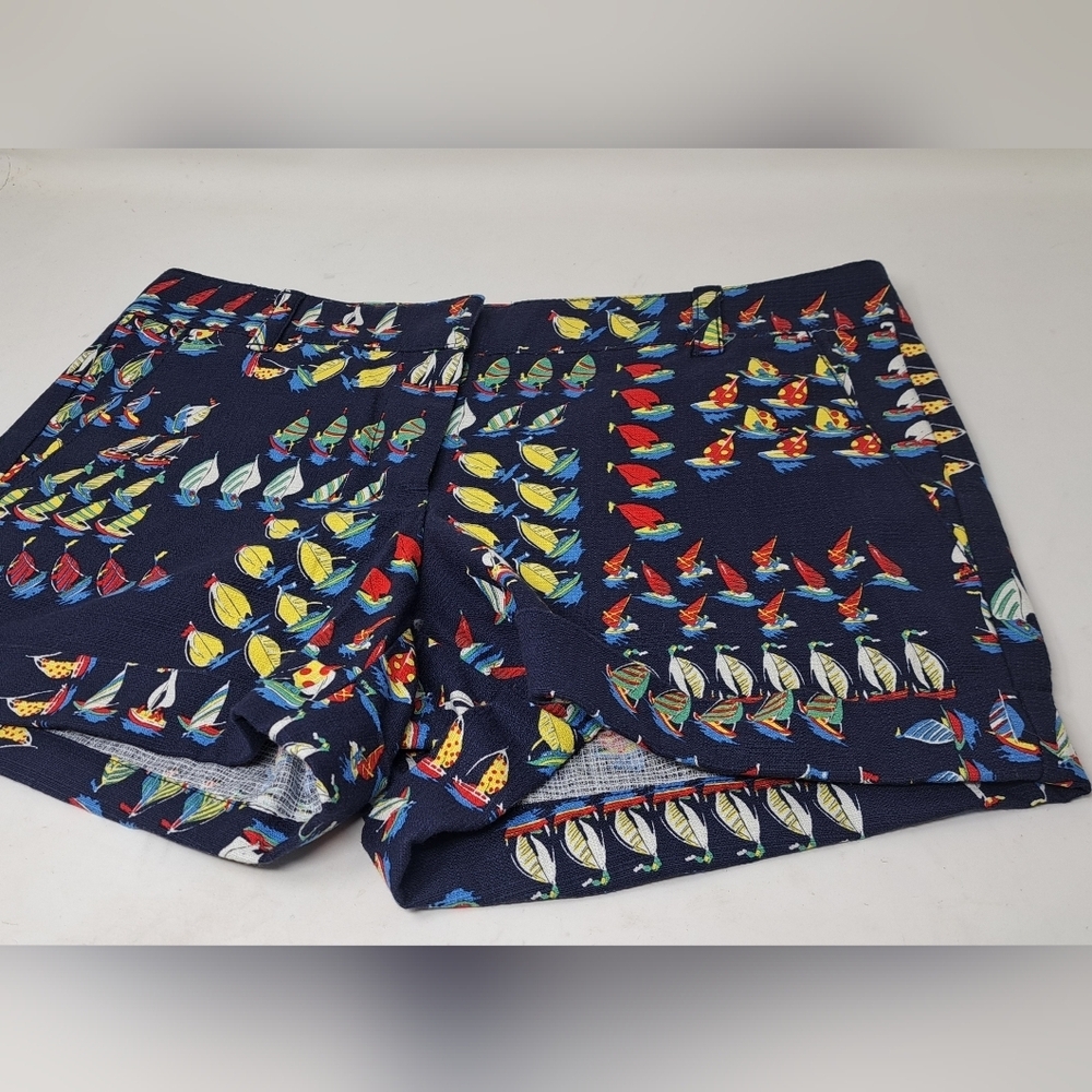 J. Crew Women's Shorts Sailing  Beach Water Chino Summer Vacation Size 4 US - Picture 6 of 11